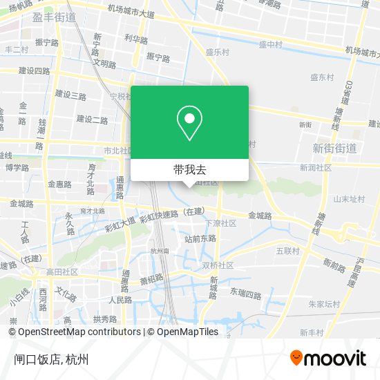 闸口饭店地图