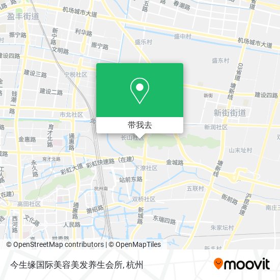 今生缘国际美容美发养生会所地图