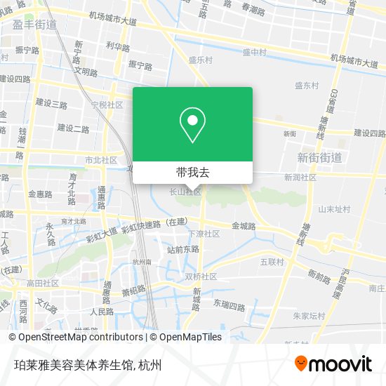 珀莱雅美容美体养生馆地图