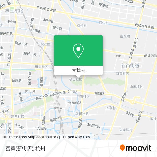 蜜菓(新街店)地图