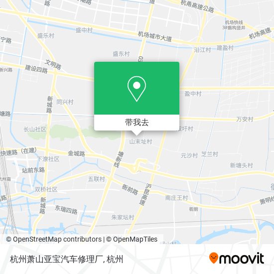 杭州萧山亚宝汽车修理厂地图