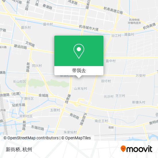新街桥地图