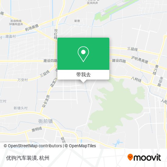 优驹汽车装潢地图