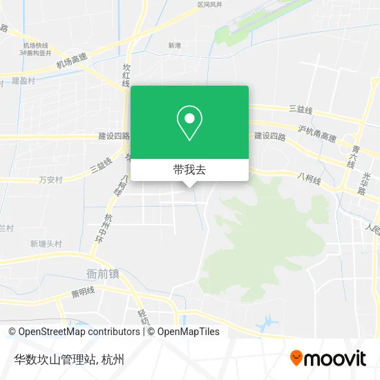 华数坎山管理站地图