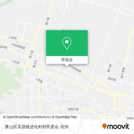 萧山区瓜沥镇进化村村民委会地图