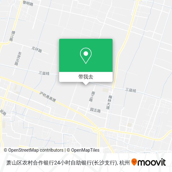 萧山区农村合作银行24小时自助银行(长沙支行)地图