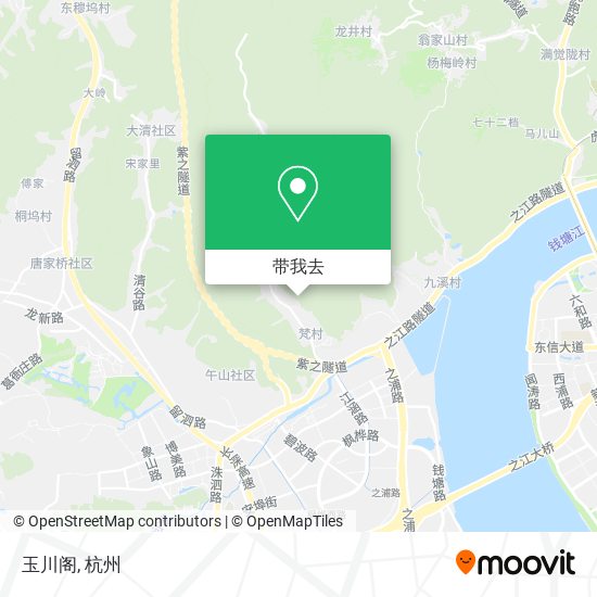 玉川阁地图