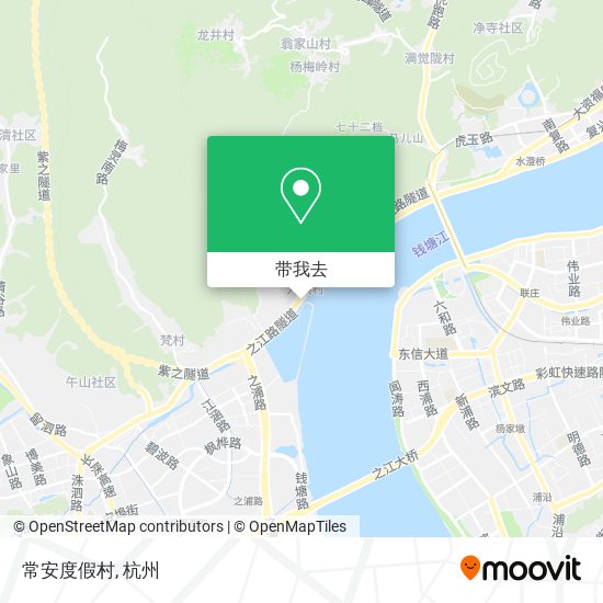 常安度假村地图