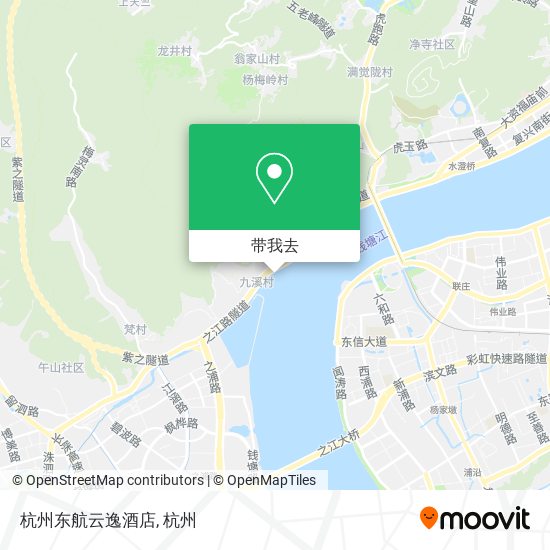 杭州东航云逸酒店地图