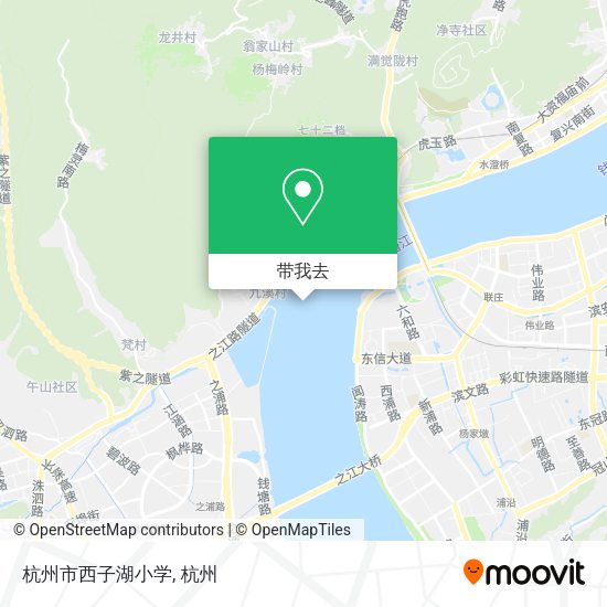 杭州市西子湖小学地图