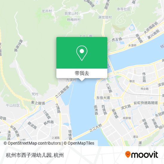 杭州市西子湖幼儿园地图