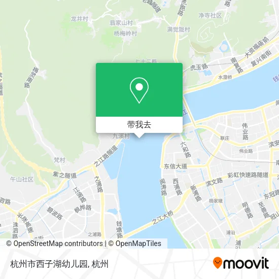 杭州市西子湖幼儿园地图