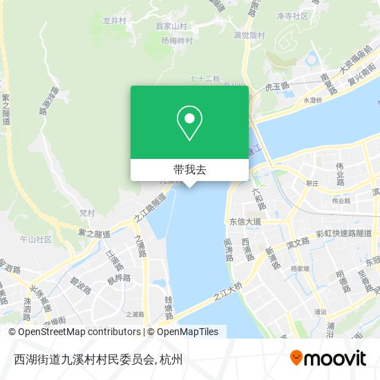 西湖街道九溪村村民委员会地图
