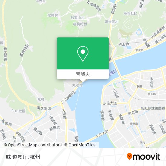 味·道餐厅地图