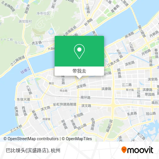 巴比馒头(滨盛路店)地图