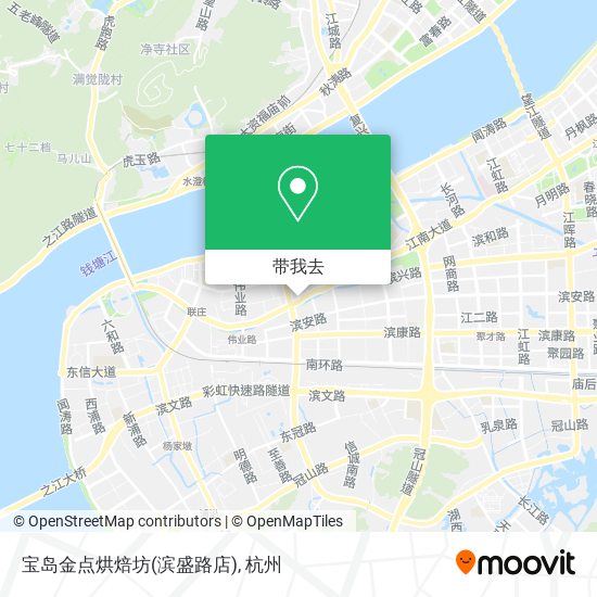 宝岛金点烘焙坊(滨盛路店)地图