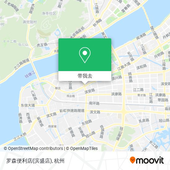 罗森便利店(滨盛店)地图
