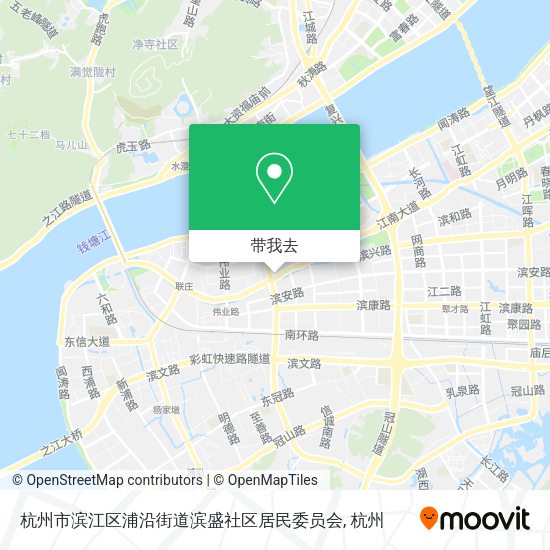 杭州市滨江区浦沿街道滨盛社区居民委员会地图