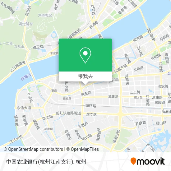 中国农业银行(杭州江南支行)地图