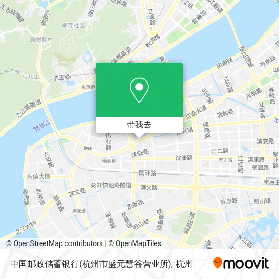 中国邮政储蓄银行(杭州市盛元慧谷营业所)地图
