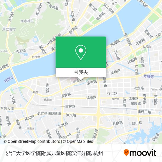 浙江大学医学院附属儿童医院滨江分院地图