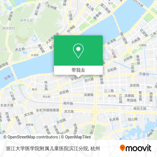 浙江大学医学院附属儿童医院滨江分院地图