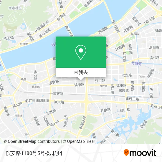 滨安路1180号5号楼地图
