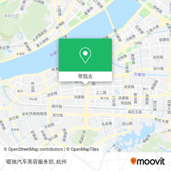 暖驰汽车美容服务部地图