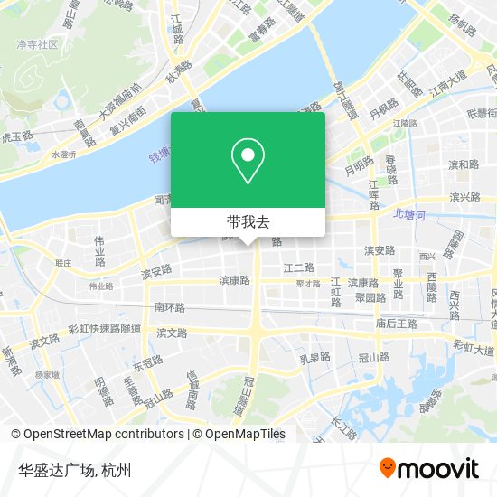 华盛达广场地图
