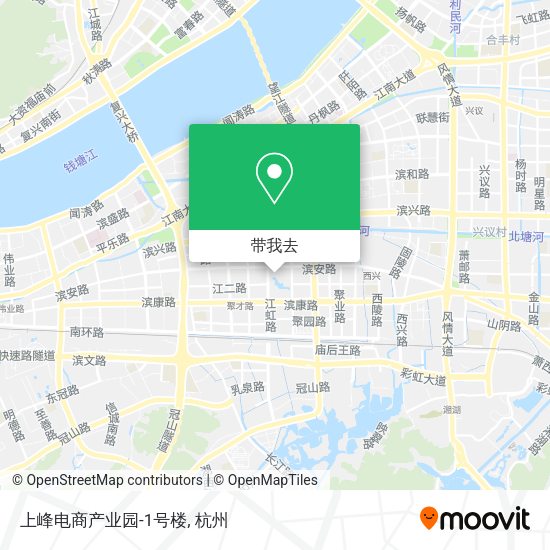 上峰电商产业园-1号楼地图