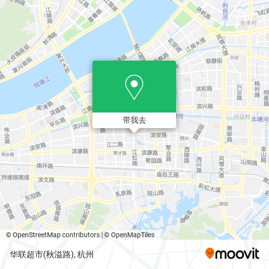 华联超市(秋溢路)地图