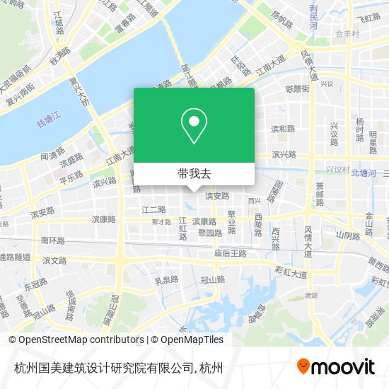 杭州国美建筑设计研究院有限公司地图