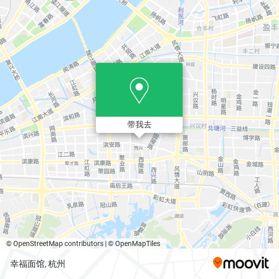 幸福面馆地图