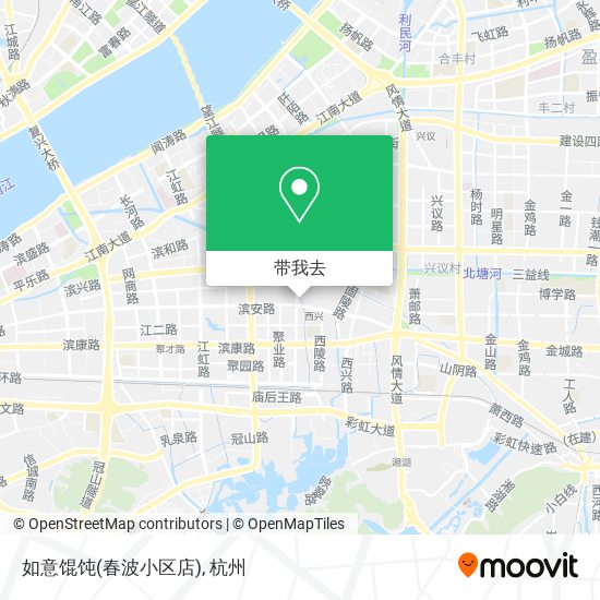 如意馄饨(春波小区店)地图