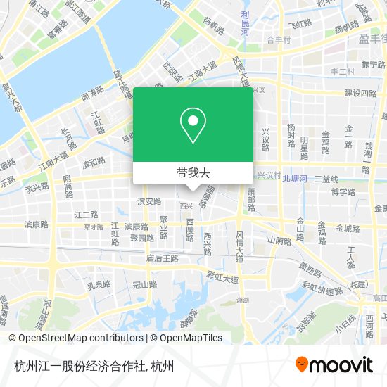 杭州江一股份经济合作社地图