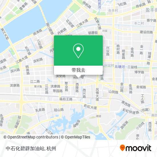 中石化碧辟加油站地图