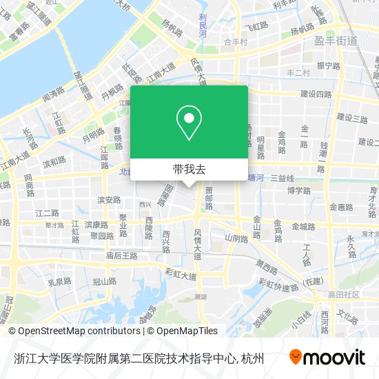 浙江大学医学院附属第二医院技术指导中心地图