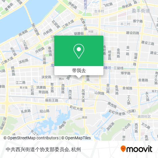 中共西兴街道个协支部委员会地图