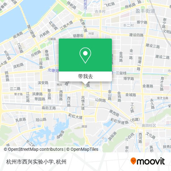 杭州市西兴实验小学地图