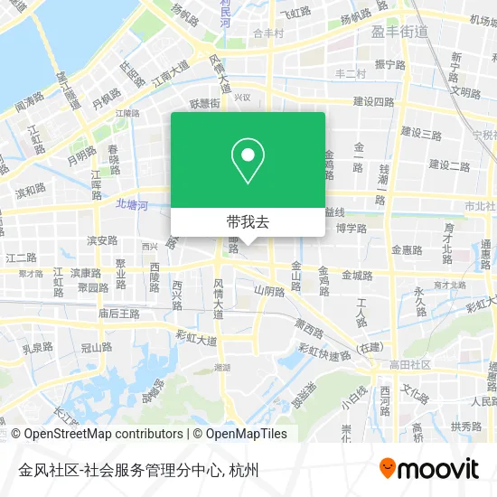 金风社区-社会服务管理分中心地图