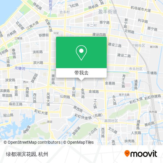 绿都湖滨花园地图