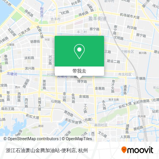 浙江石油萧山金腾加油站-便利店地图