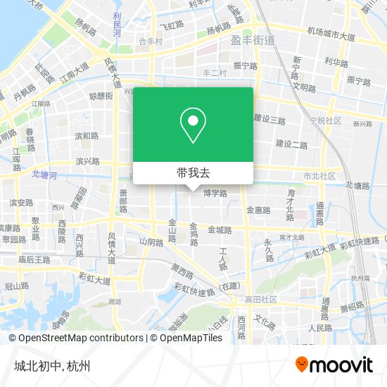 城北初中地图