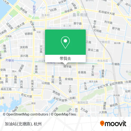 加油站(北塘路)地图