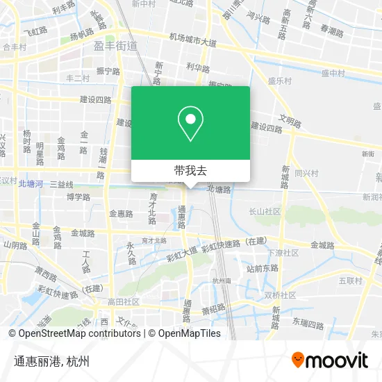 通惠丽港地图