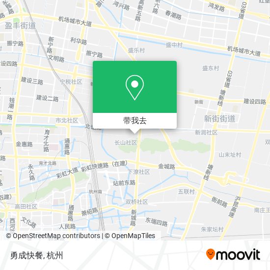 勇成快餐地图