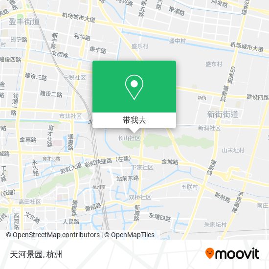 天河景园地图