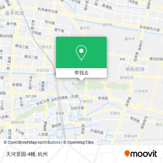 天河景园-4幢地图