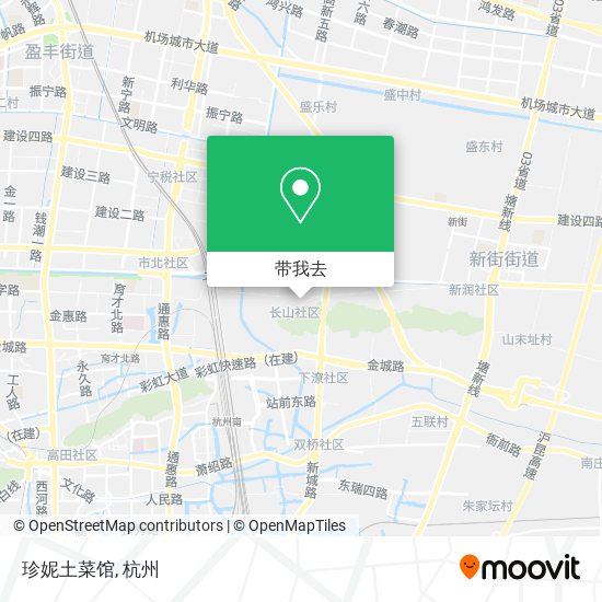 珍妮土菜馆地图
