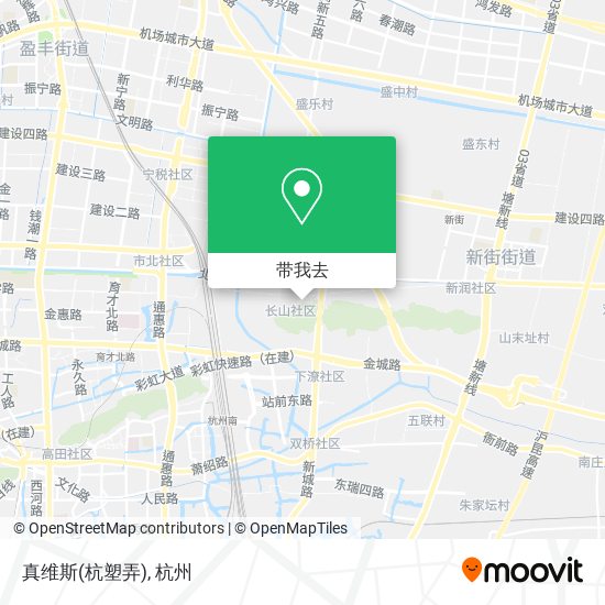 真维斯(杭塑弄)地图
